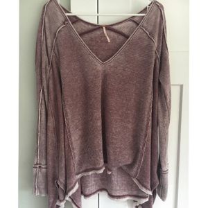 Cute Free people layered blouse
